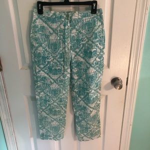 Vintage Lilly Pulitzer capris pants size 2 guc!